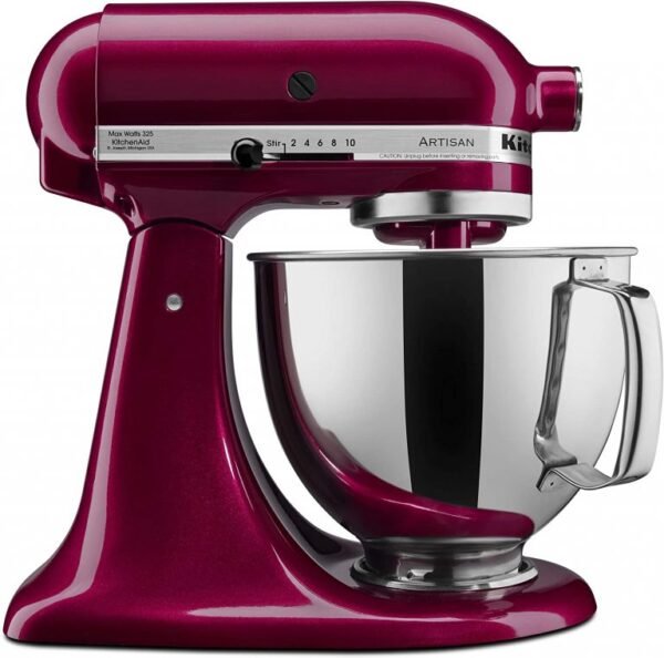 Stand Mixer with Pouring Shield – Bordeaux