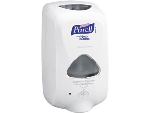 Purell TFX-12 Touch Free Hand Sanitizer Dispenser, 1200 mL, White/White, 2720-12