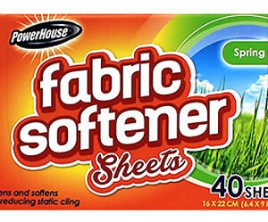 Spring Fresh Scent Fabric Softener Sheets, 40-Count - Pack of 12